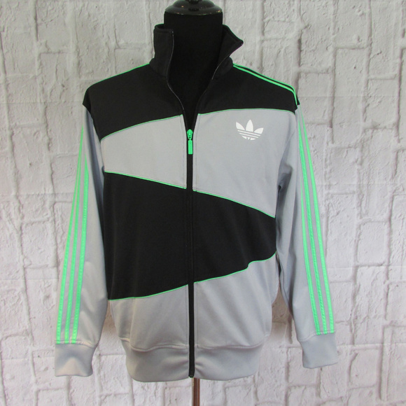 Adidas Other - Adidas Originals Track Jacket Black, Gray, Green